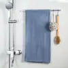 Gancho para Barra de Cortina, Pinza para Barra de Cortina, Soporte Adhesivo, Soporte de Clip, Barra Horizontal, Barra Telescópica para Cortina de Puerta, Instalación sin Taladro