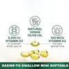 Cápsulas Blandas de Vitamina D3+K2 Más Vendidas en Amazon Transfronterizo Ventas Directas de Fábrica Vitamina D3+K2 Al por Mayor