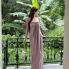 Conjunto de duas peças de vestido sem mangas com proteção solar de estilo suave para mulheres, novo para o verão, slim fit, roupas femininas elegantes e da moda