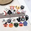 Acessórios de Resina Abóbora de Halloween Crânio Fantasma DIY Pulseira Colar Chaveiro Pingente Acessórios de Decoração de Halloween