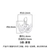 Prata Esterlina S925 Dupla Face Retrô Novo Estilo Chinês Bolsa de Cabacinha Bagua Trevo de Quatro Folhas Cisne Pingente Acessórios para Pulseira DIY