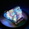 Suministro al por mayor bola de olas de colores caja de batería dos tres tres tres metros de línea 5 metros de línea 10 metros de línea luces LED intermitentes