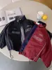 Jaqueta de Lã Infantil Masculina 2025 Inverno Nova Jaqueta Corta-vento Infantil com Letras Jaqueta Corta-vento à Prova de Vento para Bebê Estilo Feminino