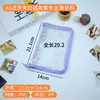Fichário A5 com Zíper Planejador de PVC Álbum de Fotos Porta-Cartões Portátil Álbum de Cartões de Ídolo Foto Fabricante