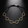Venta caliente transfronteriza accesorios de diamantes de imitación moda todo fósforo hueco amor cadena de pierna sexy cuerda elástica accesorios para piernas cadena corporal