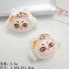 Cartoon Cute Girl Head Cream Gel DIY Hairpin Water Cup Mobile Phone Case Sapato Fivela Pingente Beleza Resina Acessórios Lote
