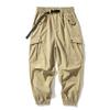 ¡Primavera y otoño nuevos! Pantalones juveniles básicos de moda que combinan con todo, pantalones holgados con tobillos atados, mono casual de tres colores con múltiples bolsillos