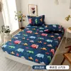 Sábana bajera ajustada antideslizante de seda helada transfronteriza para comercio exterior, protector de colchón de cobertura total para el hogar, dormitorio de estudiante, apartamento, disponible en varios tamaños