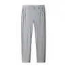 Pantalones Casuales de Traje para Hombre 2026 Verano Delgados Sin Planchar Resistentes a las Arrugas Elásticos Corte Ajustado Caída Suelta Pantalones de Vestir para el Trabajo