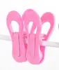 Pinza Secadora Grande de Plástico para Ropa Multifuncional para el Hogar a Prueba de Viento Pinza Secadora Creativa de Doble Diente