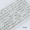 Broca quadrada Dongzhou 6MM flash K9 broca de vidro pontiaguda acessórios DIY novas joias de unha atacado