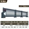 Sección Puerta Corredera Puerta Corredera Eléctrica Aleación de Aluminio Puerta Telescópica Segmentada Fábrica Sitio de Construcción Puerta Lineal Puerta Corredera Automática