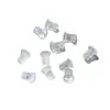 Tapones para los oídos, Gorros para los oídos, Tapones de tachuela transparentes de silicona, Accesorios para manualidades, Tapones para los oídos anticaída, Pendientes chapados en oro de 14K, Diseño anticaída