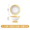 Conjunto de Pratos Japonês de Alto Padrão Prato Colher Tigela Tigela para Macarrão Instantâneo Prato para Dumpling Tigela Doméstica Louça de Cerâmica Atacado