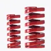 Padrão Japonês Vermelho 65Mn Mola para Moldes Padrão Japonês Retangular Compressão Forte Mola de Compressão de Fio Plano Tm Spring Swm Carga Média