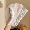 Faixa de Cabeça Doce Floral Estilo Francês para Mulheres, Faixa de Cabeça de Alta Qualidade para Crianças, Lenço de Cabeça Tricotado Estilo Pastoral, Presilha de Cabelo de Princesa Fofa