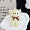Oso de peluche, juguete de oso unido, muñeca de oso, juguete pequeño, regalo de fábrica, venta al por mayor directa, llavero colgante