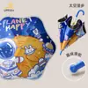 Atacado de Fábrica Guarda-chuva Infantil com Canto Arredondado, Guarda-chuva Infantil com Cabo Deslizante Anti-Beliscão, Guarda-chuva Dupla Face para Sol e Chuva para Alunos do Ensino Fundamental, Personalizável
