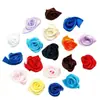 Flor Rosa de Fita de Cetim de 1 cm Flor de Fita Bud DIY Corsage para Intimates Calças Roupas Boneca Urso Boneca Material Acessórios