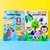 A4 Animales del Bosque para Colorear y Pintar Libro Grande para Colorear Dibujo Lineal para Copiar Elefante Libro para Colorear con Crayones Libro de Pintura para Niños