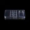 Piezas de Uñas de Uso Universal Caja de Empaque de Piezas de Uñas Plástico Ecológico Piezas de Uñas de Color Juguetes de Ferretería Caja de Plástico Blíster