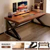 Mesa de Computador de Madeira Maciça Mesa de Desktop Mesa de E-Sports Mesa de Quarto Mesa Doméstica Mesa de Estudo para Escrita Mesa para Adultos Mesa Dupla