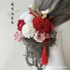 Accesorios para el Cabello Estilo Japonés, Flores de Seda, Tocados para Festivales de Verano, Accesorios para el Cabello Estilo Kimono, Tocados Estilo Adulto, Juego de Pasadores con Nudo de Borla Estilo Japonés