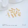 Estrella, luna, trébol de cuatro hojas, pez pequeño de cobre bañado en oro de 14K, cuentas espaciadoras, colgante redondo de garra, accesorios para joyería DIY hechos a mano