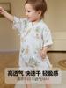 Mono de gasa fina de verano para bebé, ropa para recién nacidos, nuevo estilo chino, ropa de monje para recién nacidos, kimono transpirable