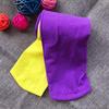 Comercio Exterior Primavera y Otoño Medias de Terciopelo de Color Bloque para Niñas Coreanas Leggings Bicolores para Niños Pantalones AB de Color Caramelo