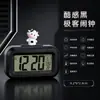 Despertador Eletrônico Multifuncional com Luz Noturna, Despertador Específico para Estudantes, Calendário Perpétuo, Display de Termômetro, Transfronteiriço