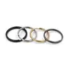 Chaveiro oval de latão ecológico com fecho de parafuso, conector de cinto, fivela para pendurar brinquedos
