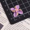 Molino de Viento de Flores Coloridas Lindo Pegamento de Crema Accesorios de Resina Material para Funda de Teléfono Móvil DIY Interior de Coche Pasador de Pelo