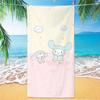 Toalla de Baño de Dibujos Animados Perro Canela Microfibra Absorbente Toalla de Playa Toalla de Baño Infantil Manta Envolvente Grande de Playa