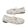 Zapatos Mary Jane estilo Lolita para mujer, con una sola tira y lazo, cómodos y versátiles para el uso diario