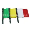 Bandera de Mano de Señal Multifuncional Roja, Blanca, Roja, Verde, Roja y Amarilla Luz Tricolor Bocina Silbato Bandera de Mano de Mando