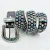 Cinto de Strass Brilhante de Alta Qualidade, Cinto de Couro PU, Estilo Europeu e Americano Transfronteiriço, Cinto Decorativo Versátil da Moda, Atacado