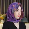 [Chapéu Cachecol de Cetim com Nervuras] Novo Estilo de Primavera Chapéu com Fita Moda Protetor Solar Cachecol Versátil Casual Lenço de Cabeça Feminino