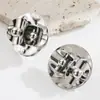 Estilo Coreano Estilo Fresco Simple Irregular Flor Redondo Colgante Pendientes Elegantes Alta Calidad Bola Pendientes Pendientes