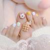 Nuevo estilo de uñas frescas, parches para uñas con lindas flores pequeñas, uñas de los pies, uñas, uñas, uñas, uñas J7