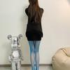 Medias de panty de malla con pedrería azul pavo real claro medio diamante europeas y americanas delgadas sexys sexys de red calcetines femeninos tz138