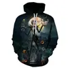 Sudadera con capucha para hombre de Halloween transfronteriza, Primavera y Otoño, Estampado Digital 3D, Holgada, Informal, Deportiva, Sudadera de Navidad