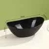 Tazón de Plástico para Comida Creativo Tazón Yuanbao Tazón para Ensalada Fruta Tazón para Dumplings Wontons Hogareño Gran Capacidad Tazón para Ramen Tazón para Fideos