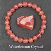 Pulsera Popular Transfronteriza Temu Xiyin Tk con Cuentas Hecha de Aventurina Verde Ojo de Tigre Pulsera Elástica Hecha a Mano