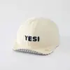 Gorro de Bebé Primavera y Otoño Delgado Ala Suave Gorra Plana Estilo Coreano Casual Letra Versátil Gorra de Béisbol Niños y Niñas Bebé de Moda