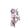Orquídeas Artificiales de Alta Calidad con 9 Cabezas, Phalaenopsis, para Boda, Hotel y Decoración del Hogar, Arreglo Floral Suave Phalaenopsis