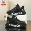 Zapatos Infantiles Babu Dou Zapatos de Baloncesto para Niños 2026 Otoño Nuevo Estilo Versátiles Infantiles Antideslizantes Resistentes al Desgaste Deportivos Ligeros