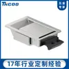 A7844 Candado de Panel de Acero Inoxidable Caja de Herramientas Candado de Cajón Tirador de Candado Telescópico Candado Plano MS866-8