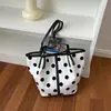Bolsa Casual Grande de Bolinhas para Mulheres, Nova Bolsa de Ombro para o Trabalho 2026, Bolsa Tote Simples da Moda, Bolsa Saco