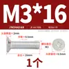 Tornillos de Aluminio Dorado Tornillos de Aleación de Aluminio 6061 Tornillos de Cabeza Phillips Tornillos para Máquina de Cabeza Plana de Aluminio M4M5M6M8